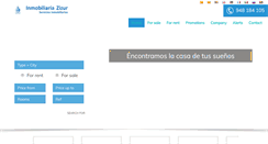 Desktop Screenshot of inmobiliariazizur.com