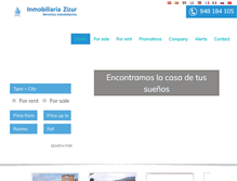 Tablet Screenshot of inmobiliariazizur.com